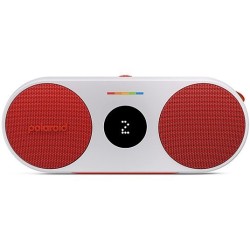 Polaroid Altavoz Inalámbrico P2 Rojo y Blanco | altavoz bluetooth portatil | altavoz polaroid p2