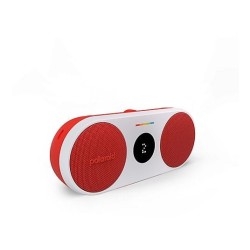 Polaroid Altavoz Inalámbrico P2 Rojo y Blanco | altavoz bluetooth portatil | altavoz polaroid p2