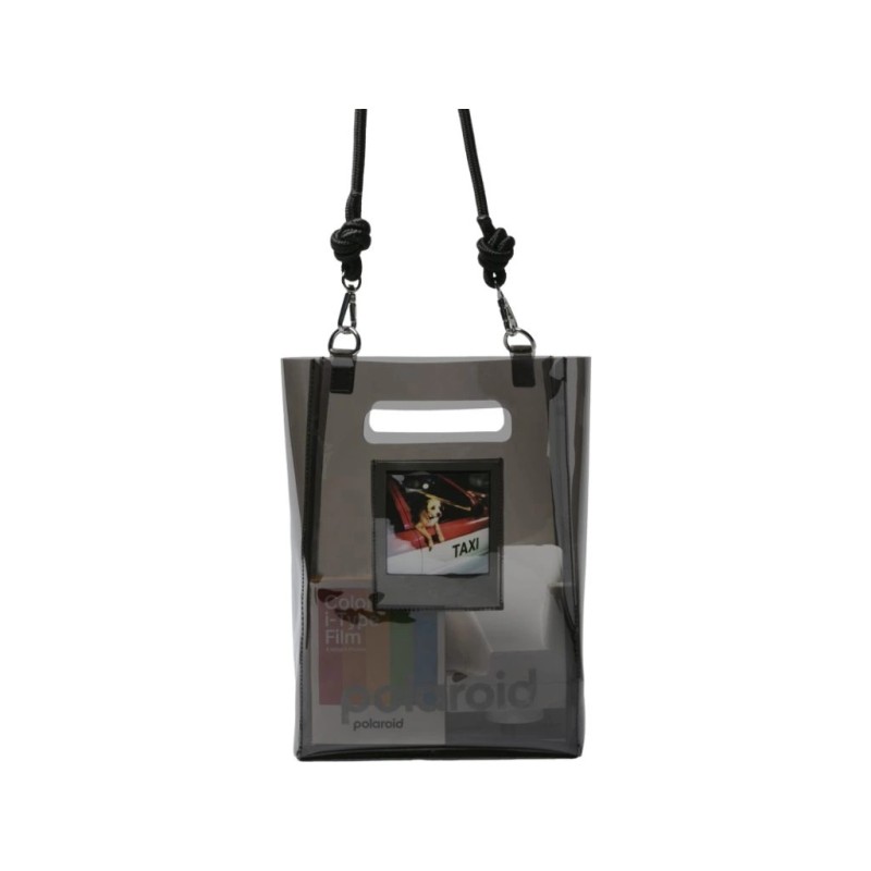 Polaroid TPU Bolso Reciclado Negro | bolso fotografico | bolso reciclado negro | bolso reciclado camara instantanea