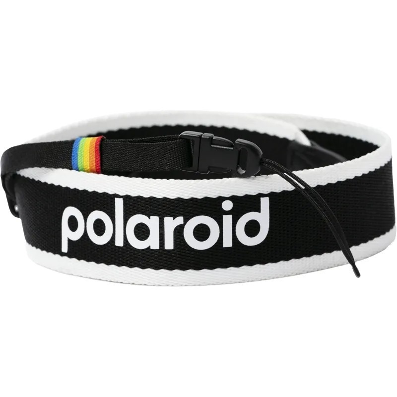 Polaroid Correa para Camara Negra y Blanca | correa para camara | correa negra blanca | correa negra blanca camara instantanea