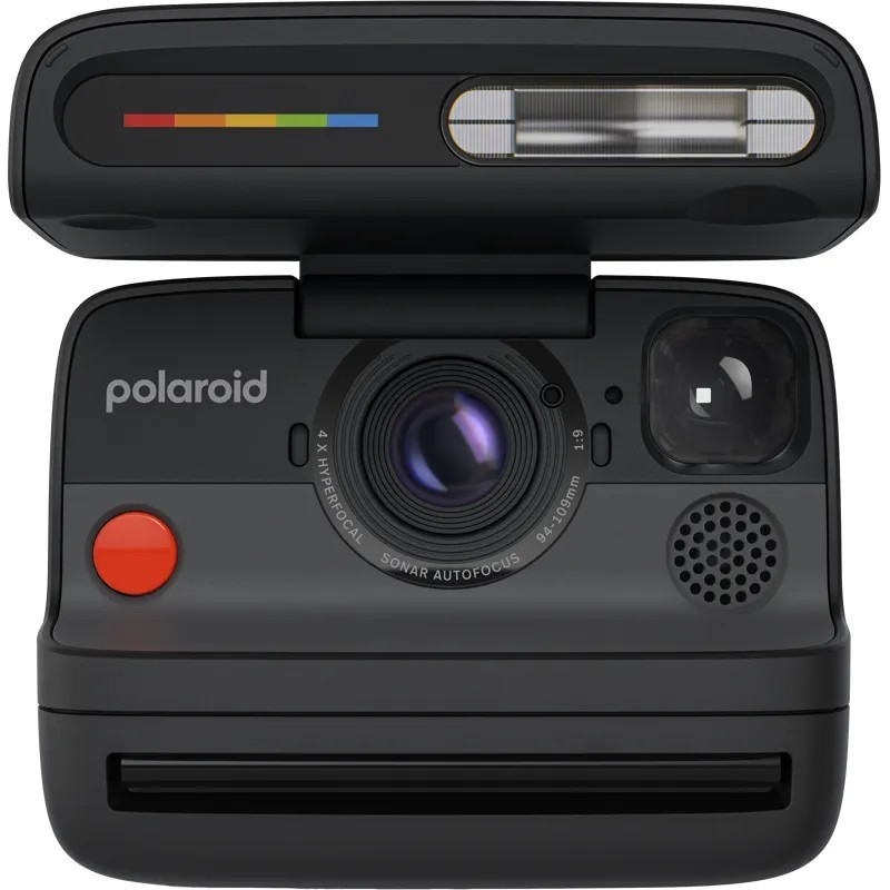 Polaroid Camara Instantanea Flip Negra | camara instantanea | camara flip polaroid | camara instantanea pantalla abatible selfie