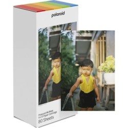 Polaroid Cartucho de Papel Hi-Print 4x6 80 Hojas | papel impresora fotos | papel hi-print 4x6