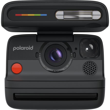 Polaroid Pack Camara Flip Negra con Pelicula Color 8 Fotos | pack camara instantanea | pack camara pelicula