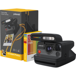 Polaroid Pack Camara Flip Negra con Pelicula Color 8 Fotos | pack camara instantanea | pack camara pelicula