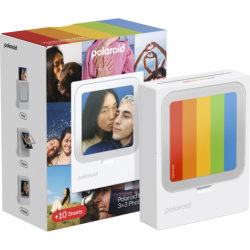 Polaroid Impresora Hi-Print 3x3 con 10 Hojas | impresora fotos movil | impresora hi-print 3x3
