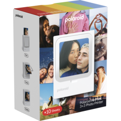 Polaroid Impresora Hi-Print 3x3 con 10 Hojas | impresora fotos movil | impresora hi-print 3x3