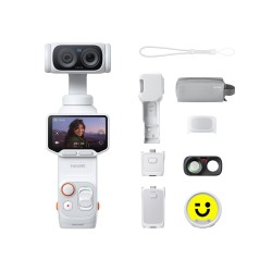 Insta360 Luna Ultra Creator Bundle Stellar White | cámara 360 | insta360 luna ultra | bundle creador cámara 360