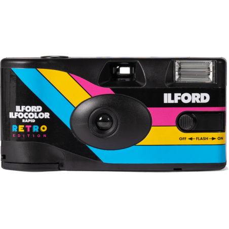 Ilford Ilfocolor Rapid Cámara Desechable Retro Negra | camara desechable color | camara analogica desechable
