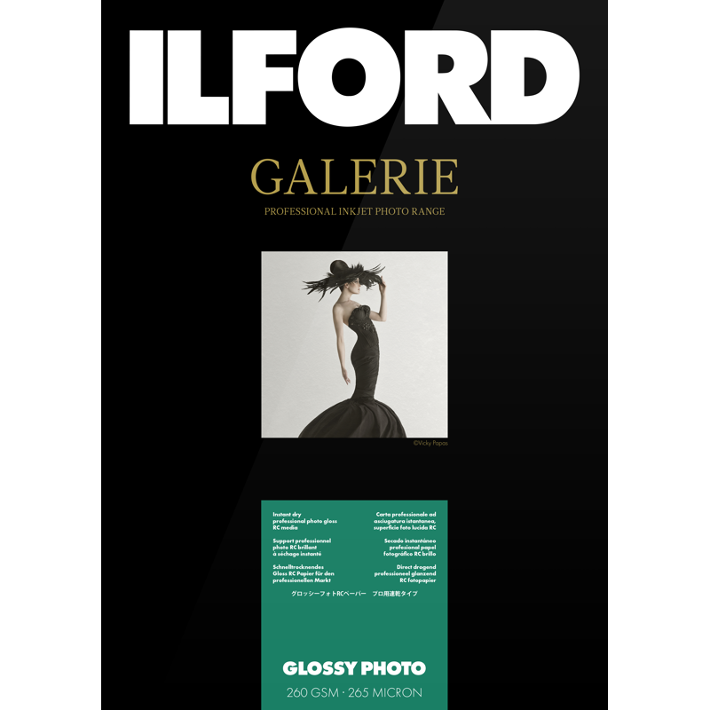 Ilford Galerie Glossy Photo 260g 13x18 100 Hojas | papel fotografico brillante | papel foto 13x18