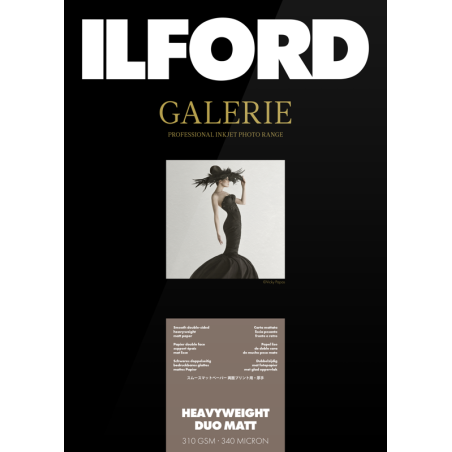 Ilford Galerie Heavyweight Duo Matt 310g A3+ 50 Hojas | papel fotografico mate | papel mate doble cara