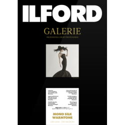 Ilford Galerie Mono Silk Warmtone 250g A4 25 Hojas | papel fotografico blanco negro | papel bn tono calido