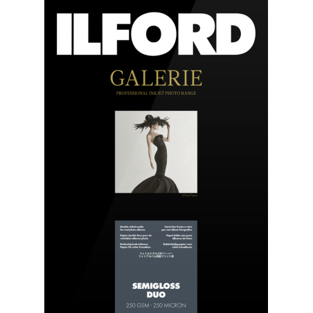 Ilford Galerie Semi Gloss Duo 250g A4 100 Hojas | papel fotografico semi brillo a4 | papel semi brillo doble cara