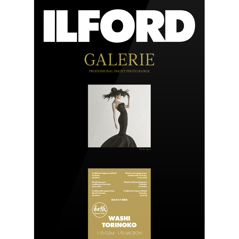Ilford Galerie Washi Torinoko Papel Fotográfico 110gsm 10x15cm 50 Hojas | papel washi fotografico | papel japones artistico