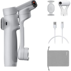 Insta360 Flow 2 AI Tracker Bundle Stone Gray | gimbal estabilizador smartphone | gimbal ia insta360 | insta360 flow 2 stone gray