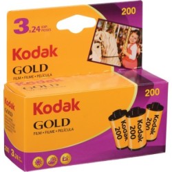 Kodak Gold 200 35-24 Pack 3 Películas Color | pack peliculas color | pack peliculas kodak gold