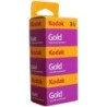 Kodak Gold GB 200 35-36 Pack 3 Películas Color | pack peliculas color | pack peliculas kodak gold