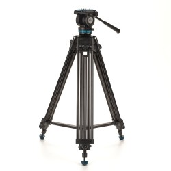 Benro Kit Trípode de Vídeo KH25PC | Trípode de Vídeo | Trípode con Rótula Fluida | Trípode de Vídeo con Bolsa de Transporte