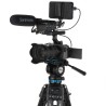 Benro Kit Trípode de Vídeo KH25PC | Trípode de Vídeo | Trípode con Rótula Fluida | Trípode de Vídeo con Bolsa de Transporte