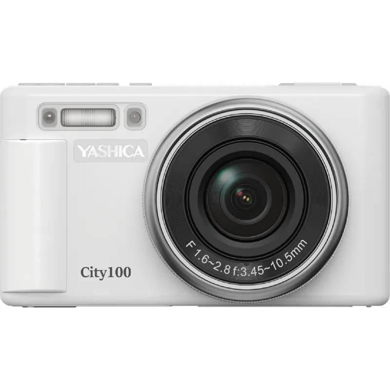 Yashica City 100 Cámara Compacta Blanca | camara compacta 35mm | camara de iniciacion analogica