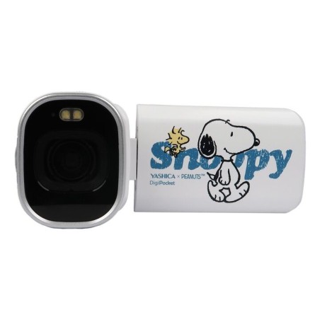 Yashica x Peanuts Digipocket Videocámara Blanca | videocamara digital compacta | videocamara de bolsillo