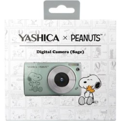 Yashica x Peanuts Cámara Digital Compacta Verde Agua | camara digital compacta | camara digital peanuts