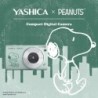 Yashica x Peanuts Cámara Digital Compacta Verde Agua | camara digital compacta | camara digital peanuts