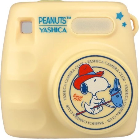 Yashica x Peanuts Mini Cámara Digital Crema Snoopy World | camara digital compacta | camara mini snoopy