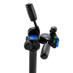 Benro Rótula de 3 Ejes HD2A Compatible Arca | Rótula panorámica profesional con controles independientes y placa Arca Swiss