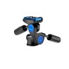 Benro Rótula de 3 Ejes HD2A Compatible Arca | Rótula panorámica profesional con controles independientes y placa Arca Swiss