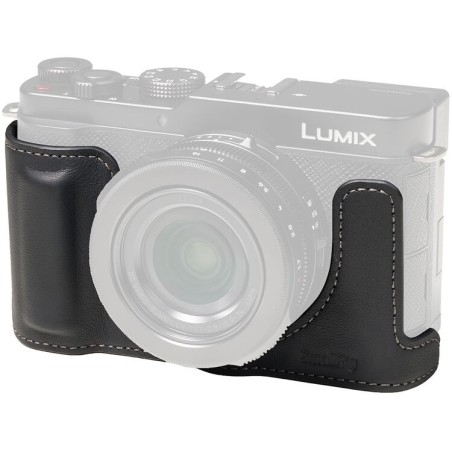 SmallRig 5698 Half Case Funda Piel Panasonic Lumix L10 Negra | funda piel cámara | half case lumix l10