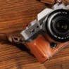 SmallRig 5670 Half Case Funda Piel Fujifilm XT-30 Marrón | funda piel cámara | half case fujifilm xt30