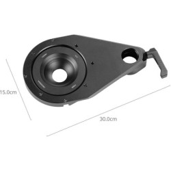 SmallRig 6253 Placa Cabeza Trípode Carro Cámara 75-100mm | placa cabeza trípode | placa bowl carro cámara