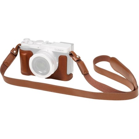 SmallRig 6275 Half Case Piel Correa Hombro Lumix L10 Marrón | funda piel correa hombro | half case correa lumix l10