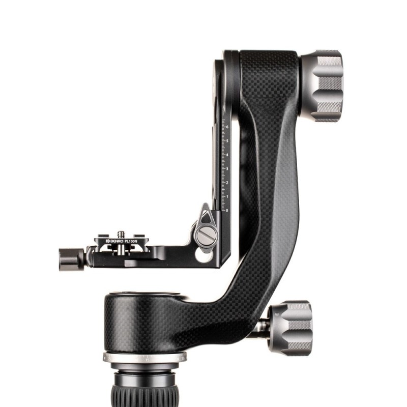 Benro Rótula GH5C Mini | Rótula gimbal de carbono compacta y ligera para teleobjetivos