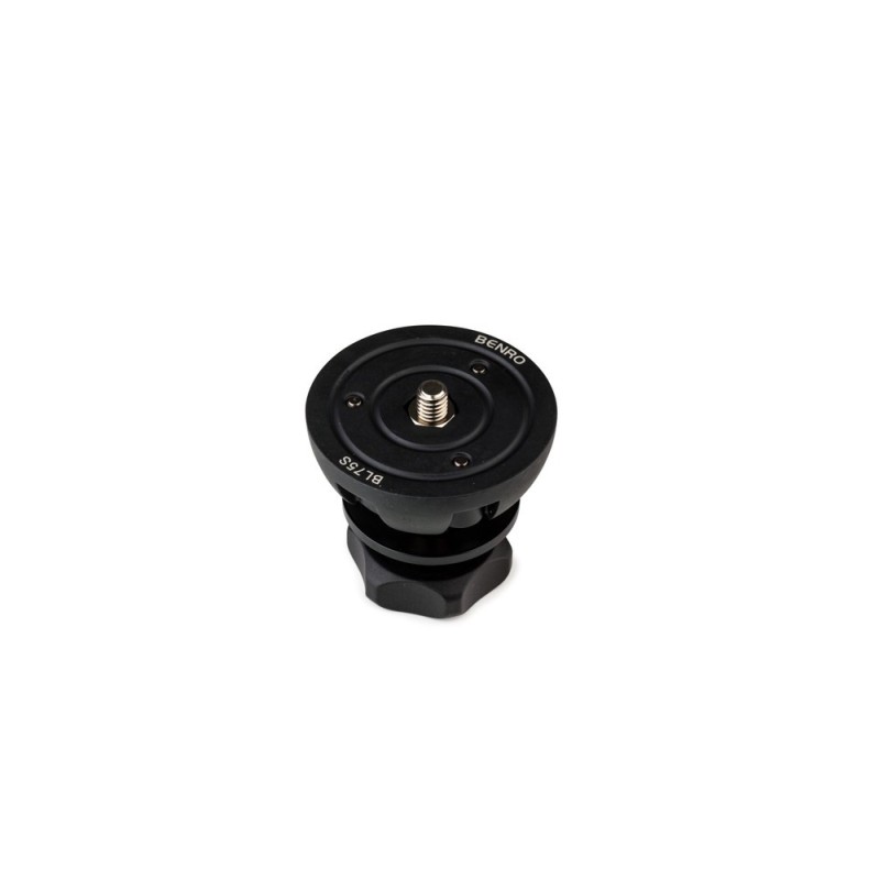 Benro Adaptador de 75 mm para HH 75 AV | Adaptador para media bola de 75mm compatible con cabezales de vídeo Benro