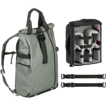 Wandrd PRVKE Photo Bundle 21L Mochila Fotográfica Wasatch Green | mochila fotográfica | mochila 21 litros