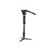 Benro Monopié A48FDS6PRO | Monopié profesional con rótula fluida S6PRO y base trípode retráctil