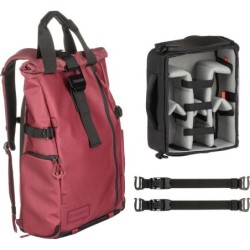 Wandrd PRVKE Photo Bundle 31L Mochila Fotográfica Rhone Burgundy | mochila fotográfica | mochila 31 litros