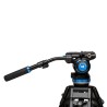 Benro Rótula S8 PRO | Rótula de vídeo fluida para cámaras de hasta 8 kg con base plana y control de contrapeso