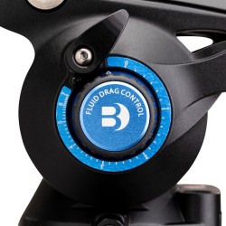 Benro Rótula S8 PRO | Rótula de vídeo fluida para cámaras de hasta 8 kg con base plana y control de contrapeso