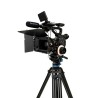 Benro Rótula S8 PRO | Rótula de vídeo fluida para cámaras de hasta 8 kg con base plana y control de contrapeso