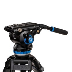 Benro Rótula S8 PRO | Rótula de vídeo fluida para cámaras de hasta 8 kg con base plana y control de contrapeso