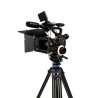 Benro Rótula S8 PRO | Rótula de vídeo fluida para cámaras de hasta 8 kg con base plana y control de contrapeso