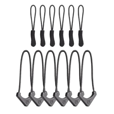 Wandrd Standard Zipper Puller Black (12x Pack) Tiradores de Cremallera | tiradores de cremallera | tiradores para mochila