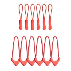 Wandrd Standard Zipper Puller Red (12x Pack) Tiradores de Cremallera | tiradores de cremallera | tiradores para mochila