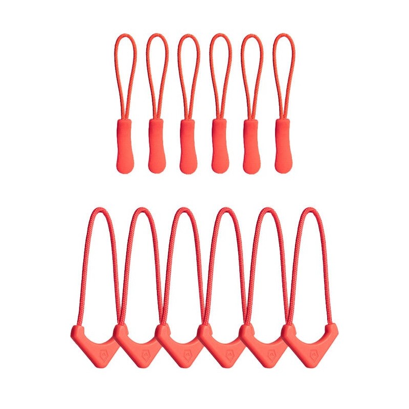 Wandrd Standard Zipper Puller Red (12x Pack) Tiradores de Cremallera | tiradores de cremallera | tiradores para mochila