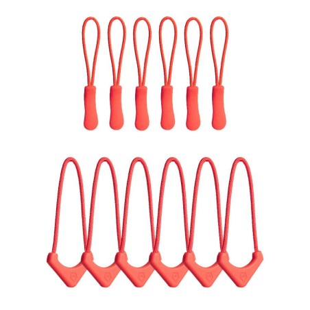 Wandrd Standard Zipper Puller Red (12x Pack) Tiradores de Cremallera | tiradores de cremallera | tiradores para mochila