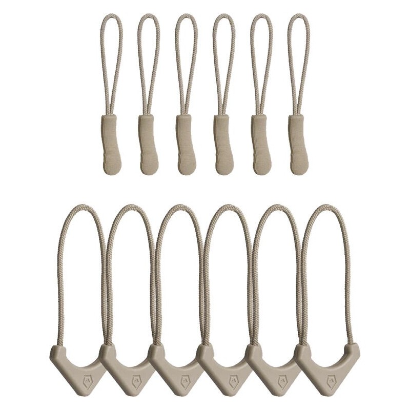 Wandrd Standard Zipper Puller Yuma Tan (12x Pack) Tiradores de Cremallera | tiradores de cremallera | tiradores para mochila