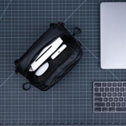 Wandrd Tech Bag Large 3.5L Black 2.0 Organizador de Tecnología | organizador de tecnología | bolsa para accesorios