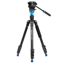 Benro Trípode A1883 FS2 PRO Aero2 Aluminio | trípode de vídeo | trípode de aluminio | trípode con rótula fluida